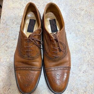 Mercanti Fiorentini Tan Leather Oxfords
